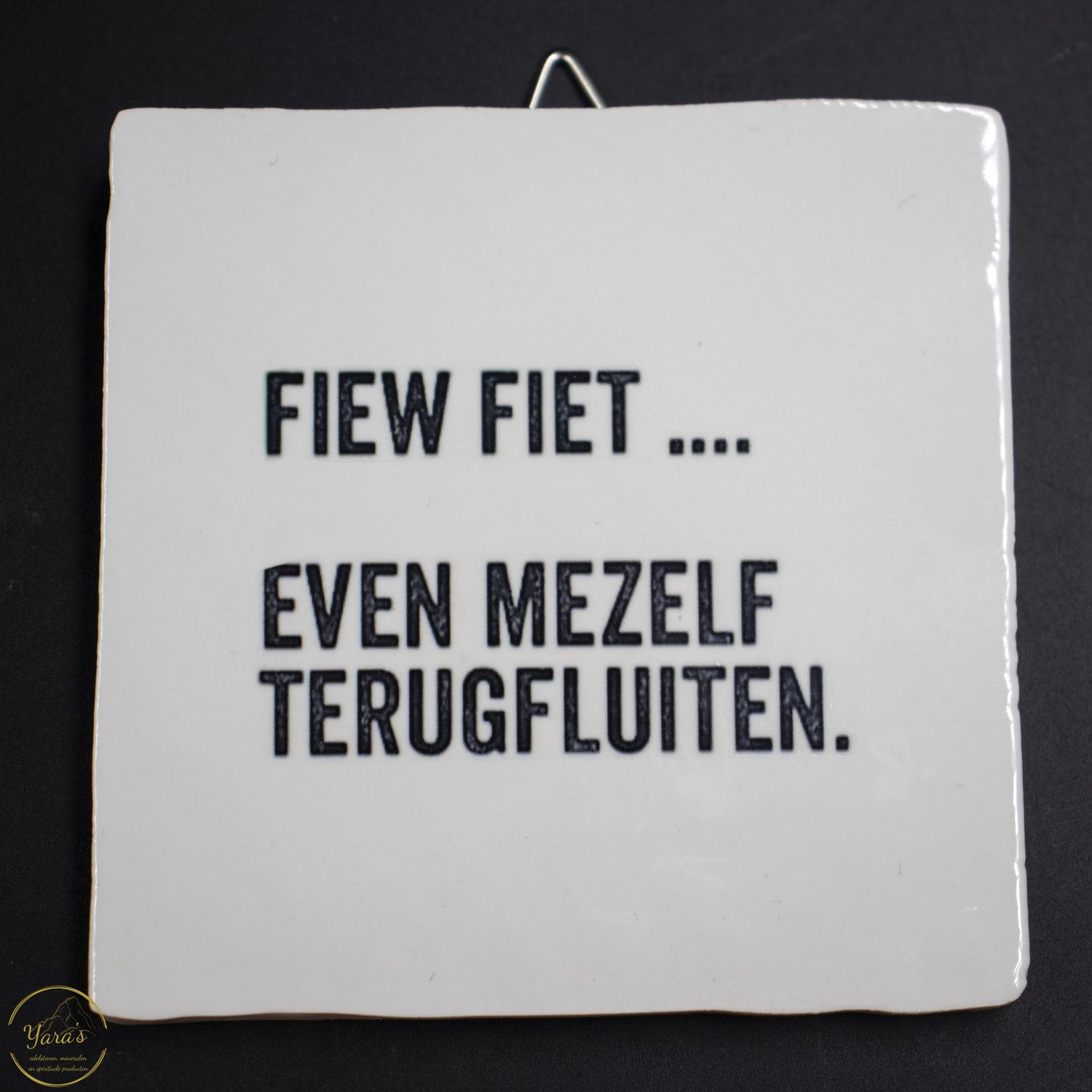 Tegeltje terugfluiten