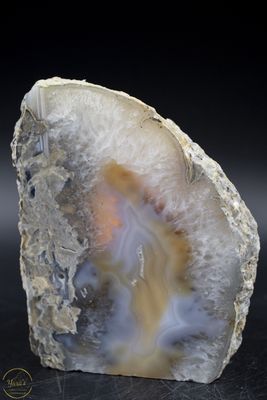 Agaat geode theelichthouder - 1.35 kg