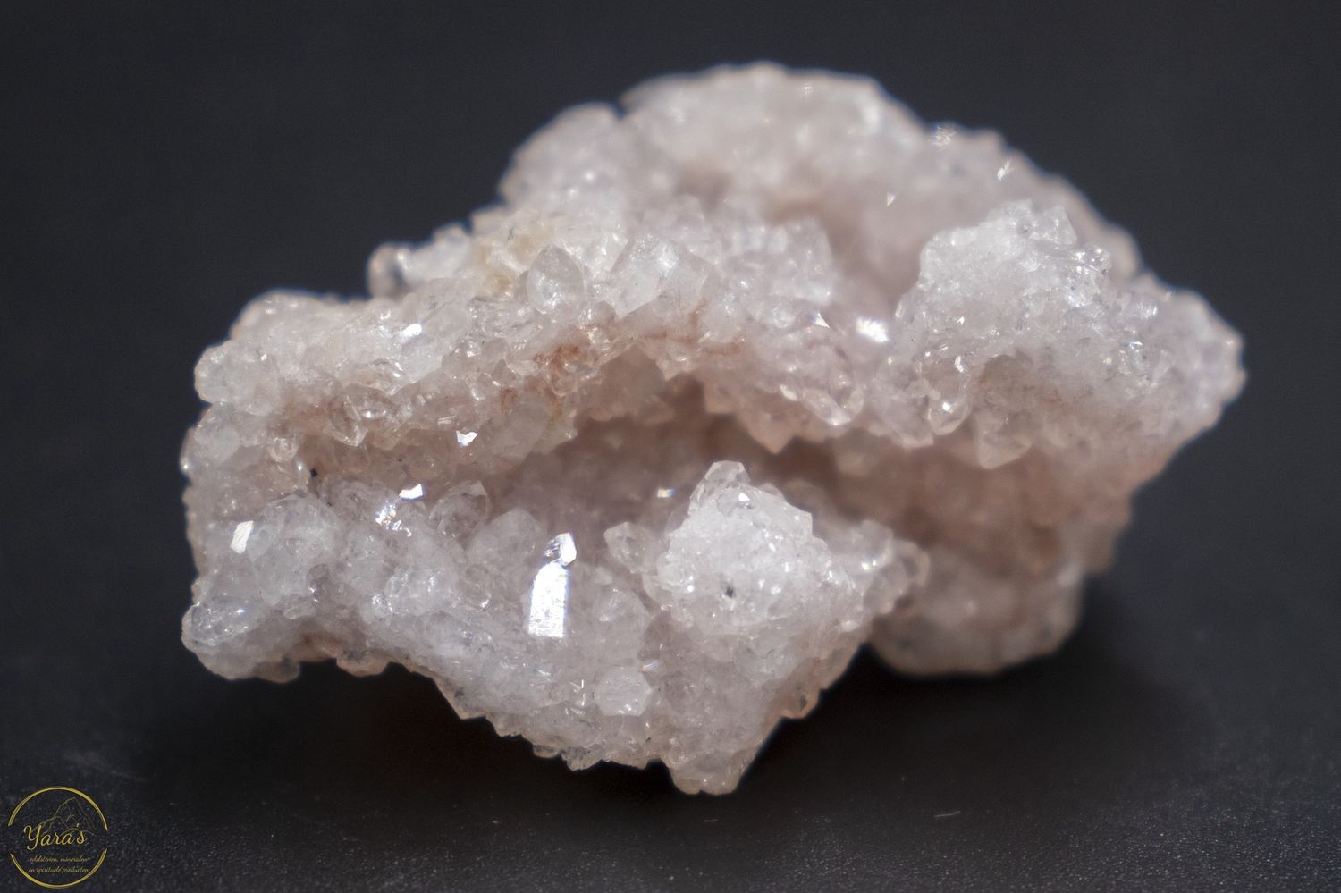 Roze druzy amethist ruw - 28 gram