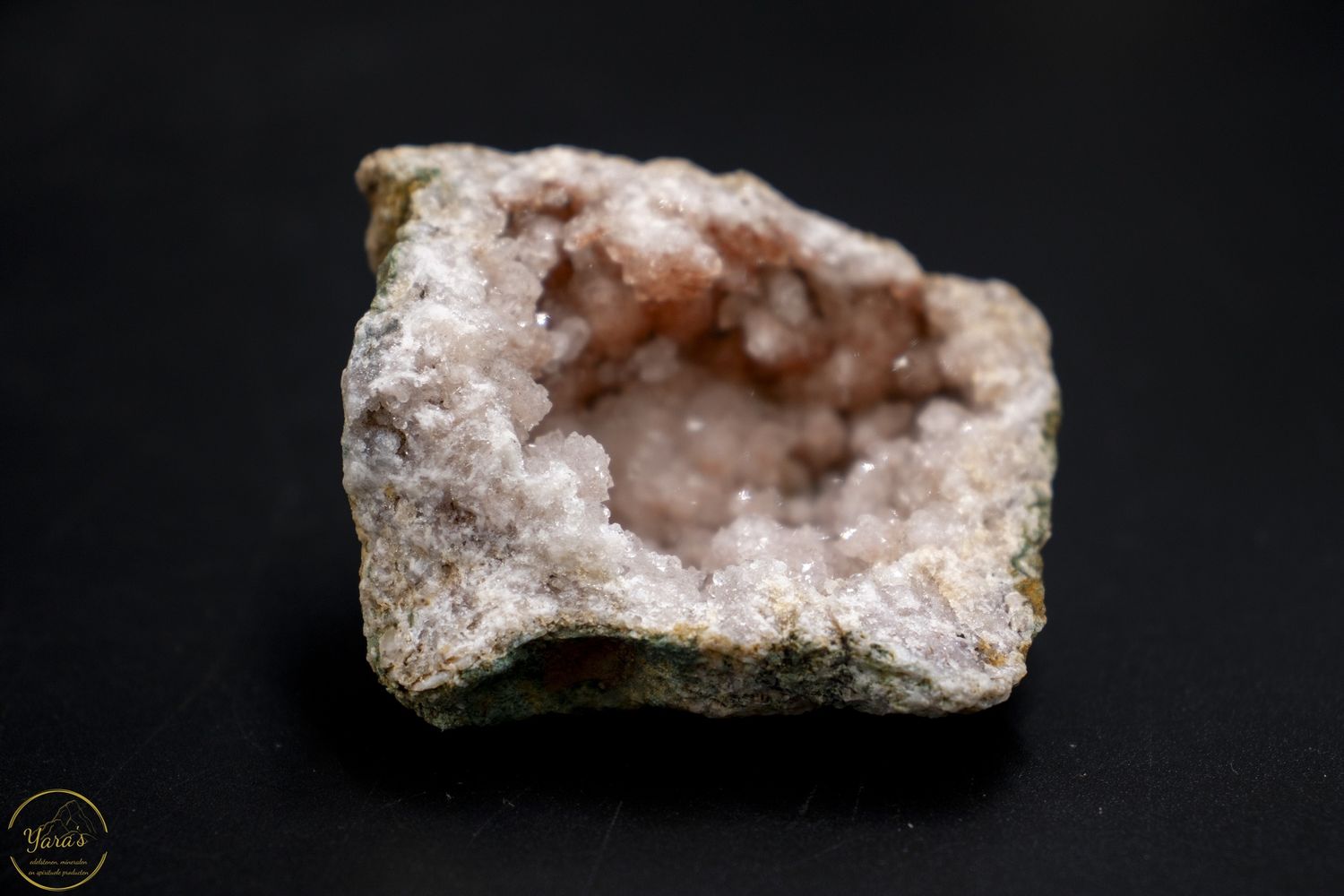 Roze druzy amethist ruw - 80 gram