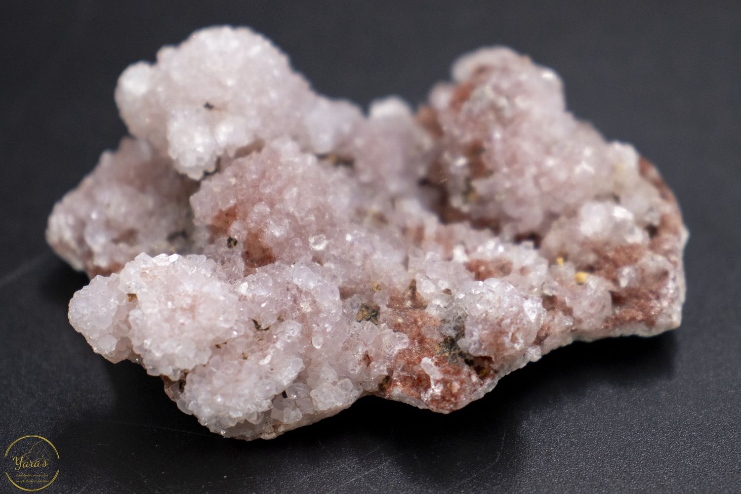 Roze druzy amethist ruw - 48 gram