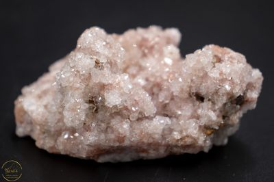 Roze druzy amethist ruw - 108 gram