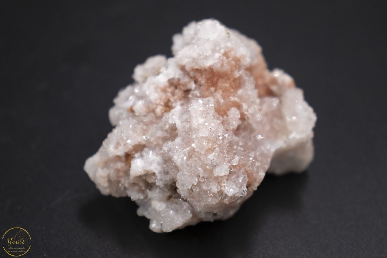 Roze druzy amethist ruw - 56 gram