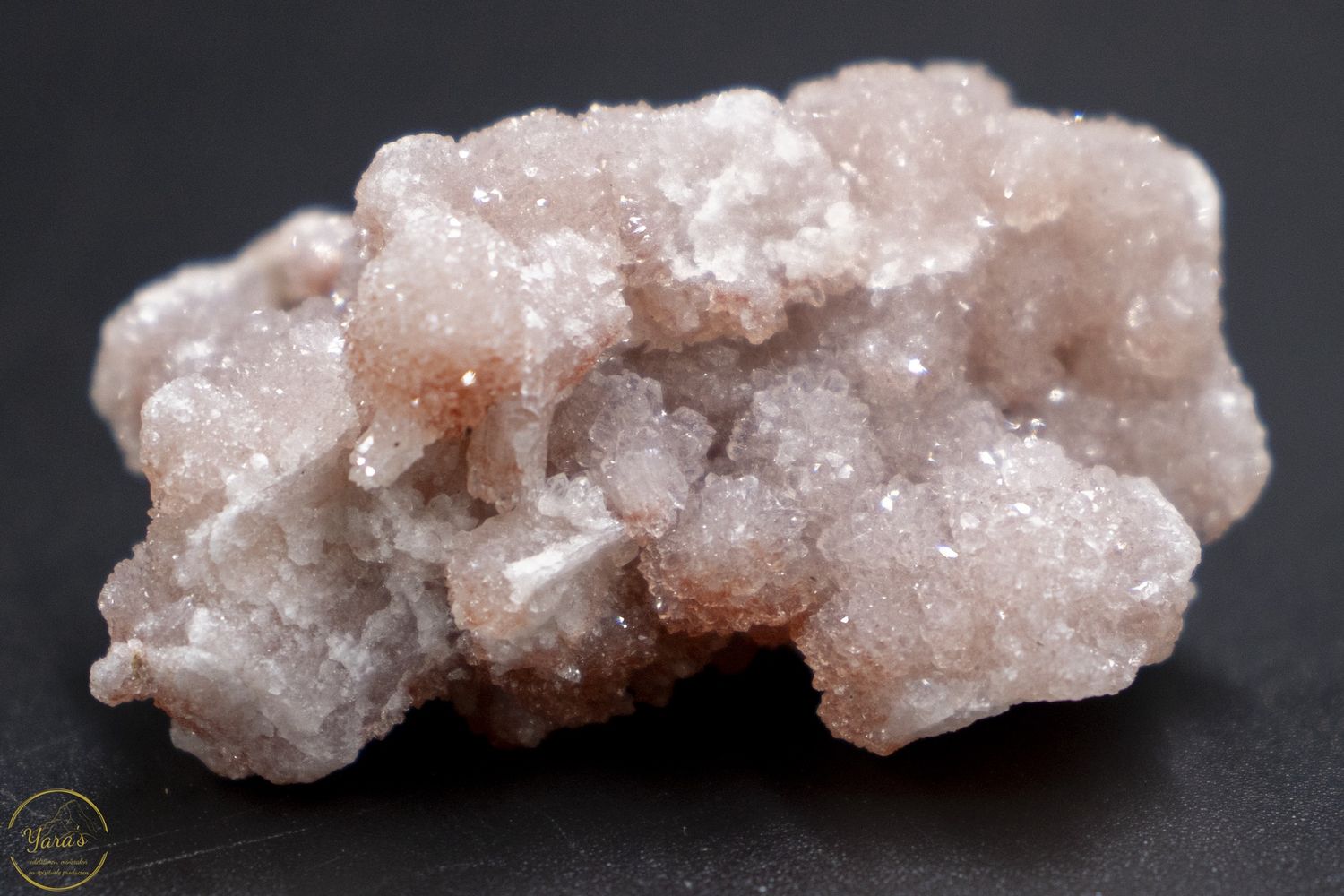 Roze druzy amethist ruw - 22 gram.