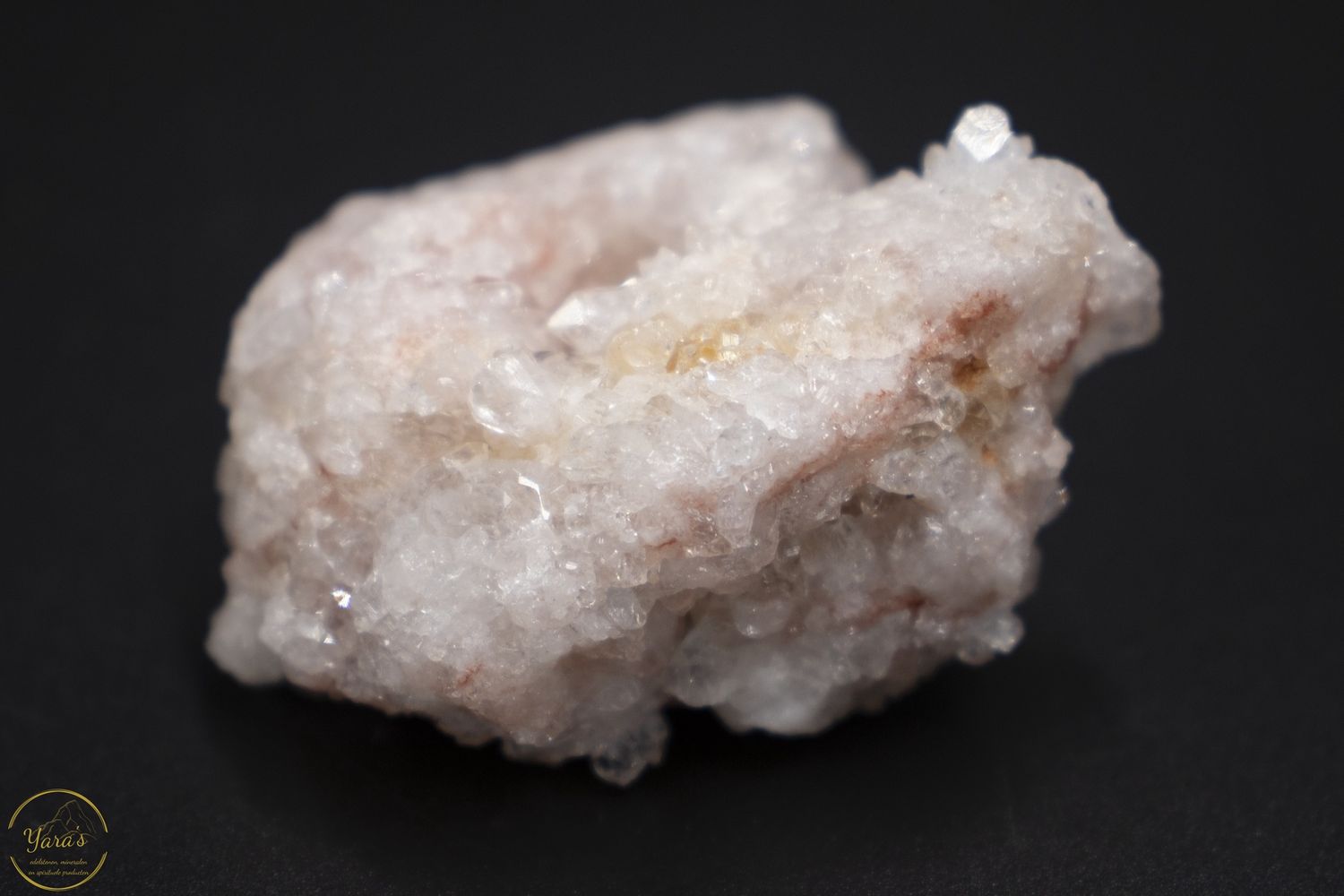 Roze druzy amethist ruw - 46 gram.