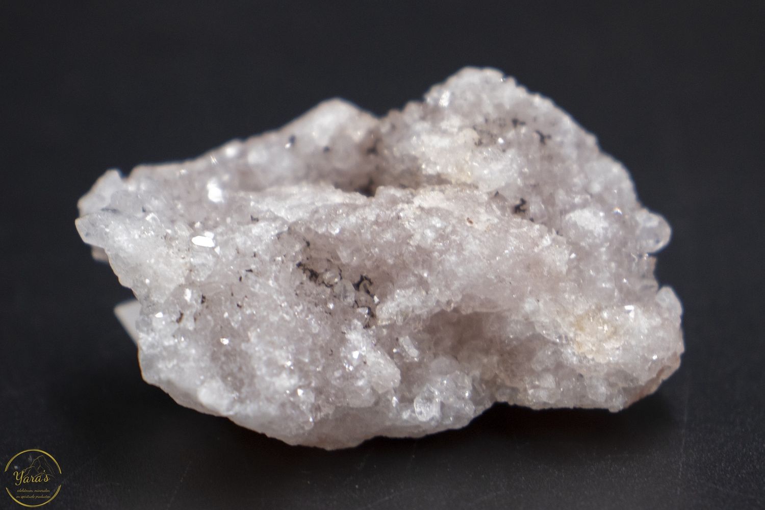 Roze druzy amethist ruw - 34 gram.