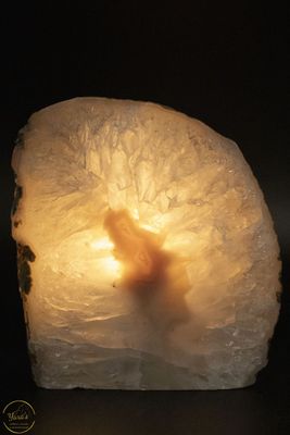 Agaat geode theelichthouder - 808 gram