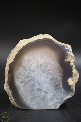 Agaat geode theelichthouder - 912 gram