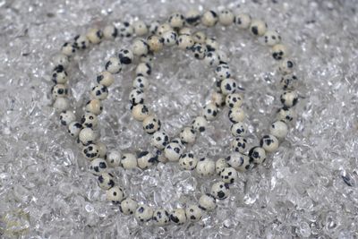 Dalmatiër Jaspis armband 6mm.