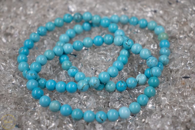 Turkoois armband 6mm