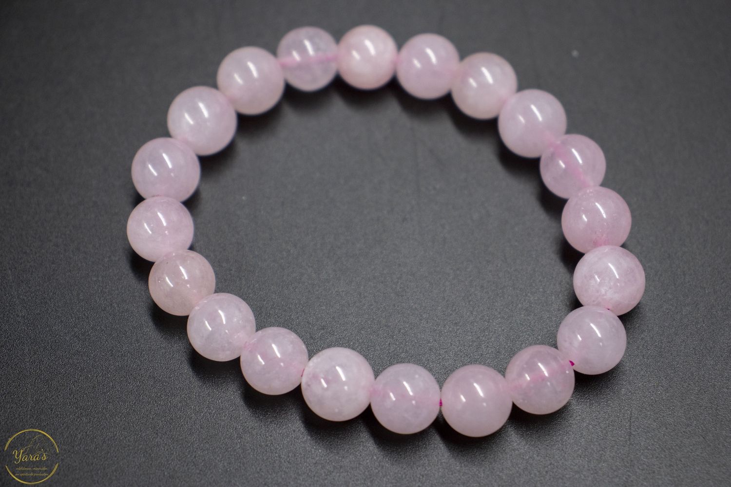 Rozenkwarts armband 10mm.