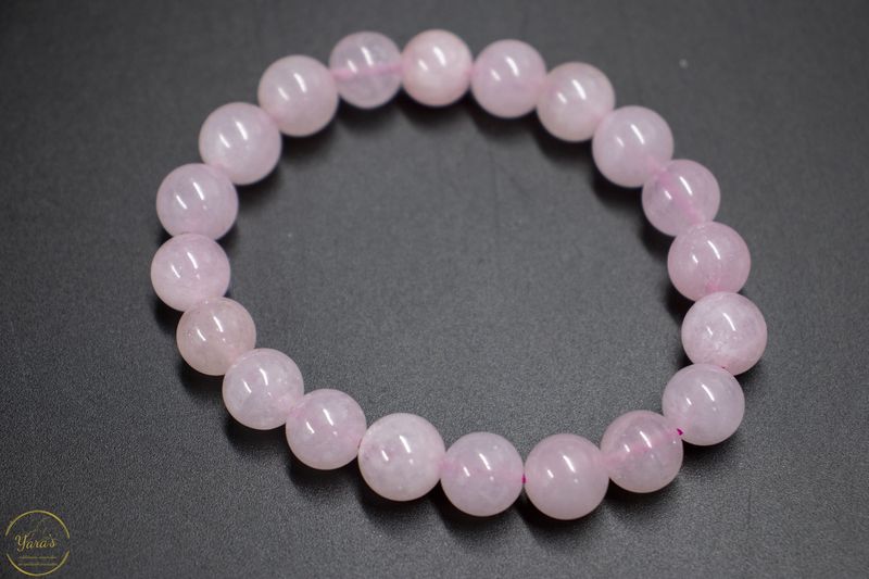 Rozenkwarts armband 10mm.