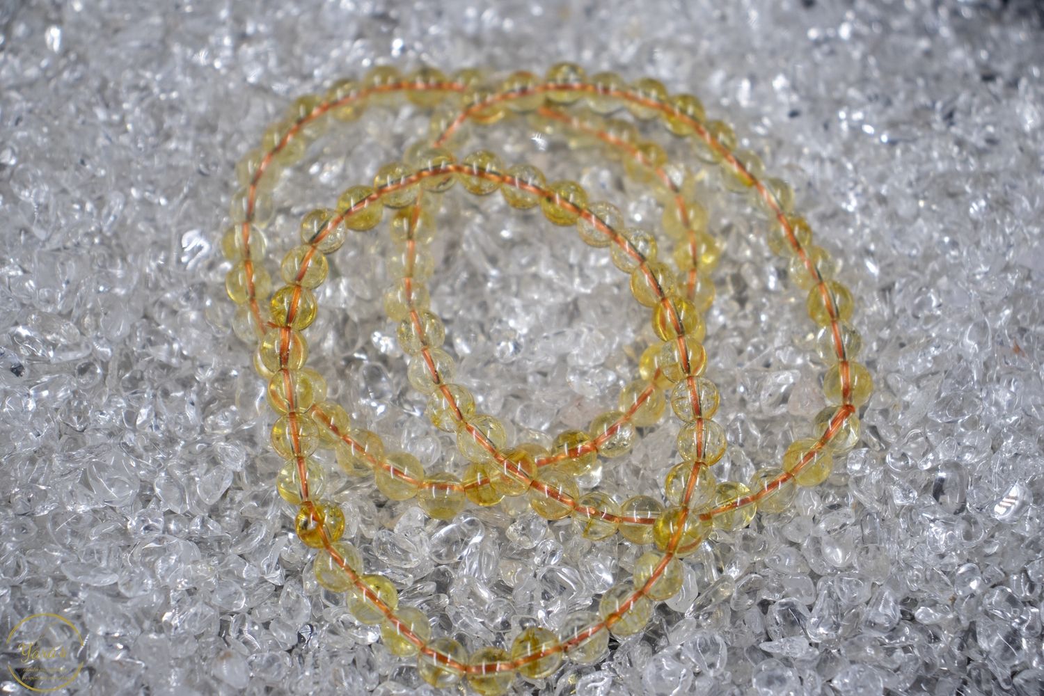 Gebrande Amethist armband 6mm