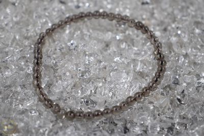 Rookkwarts armband 4mm.