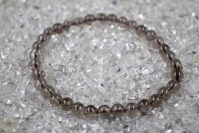 Rookkwarts armband 6mm.