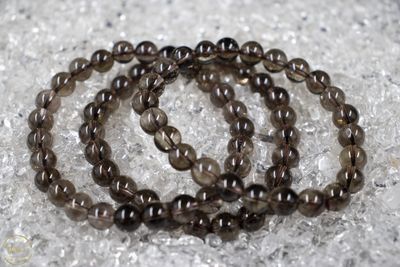 Rookkwarts armband 8mm.