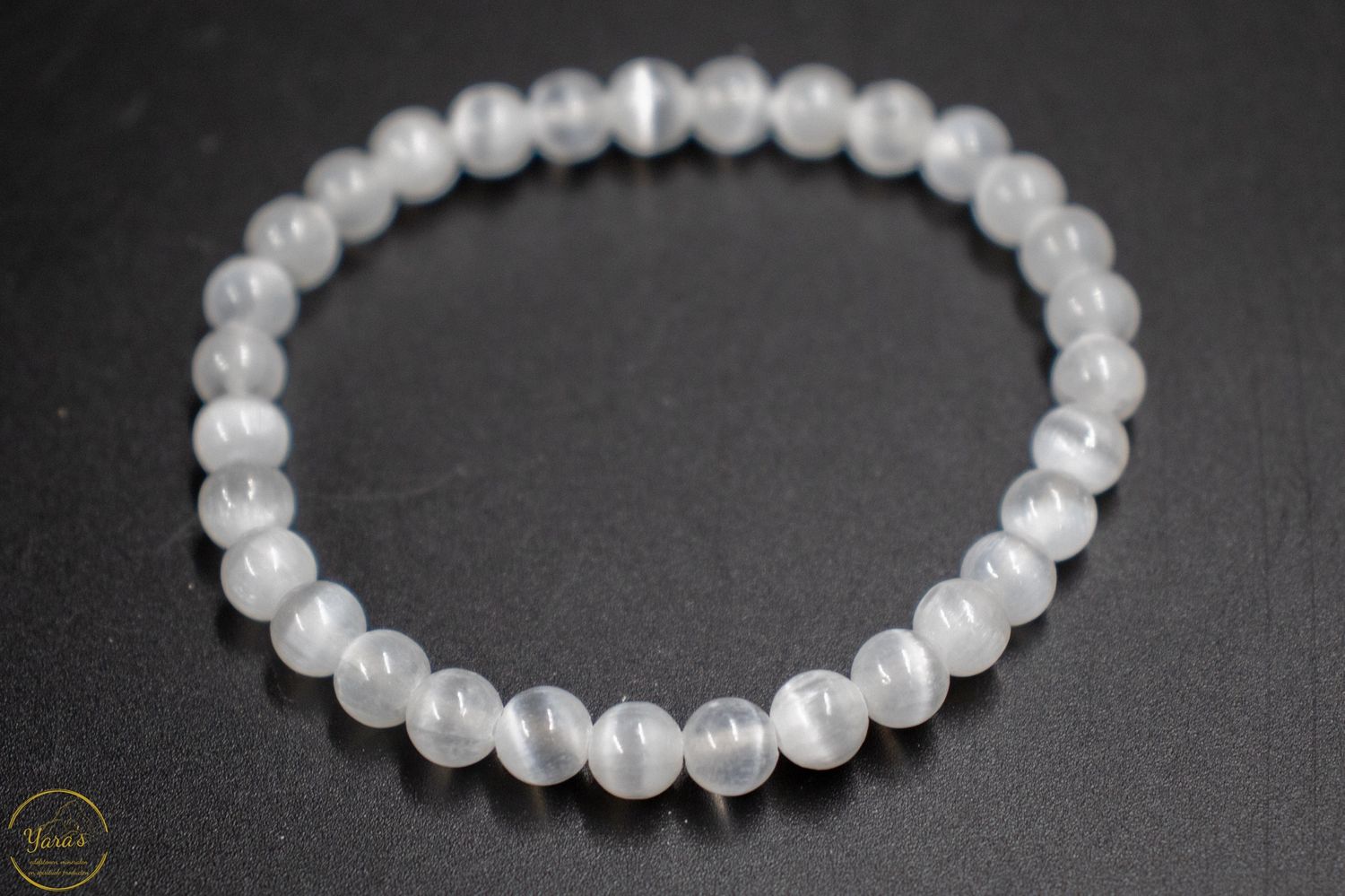 Seleniet armband 6mm.