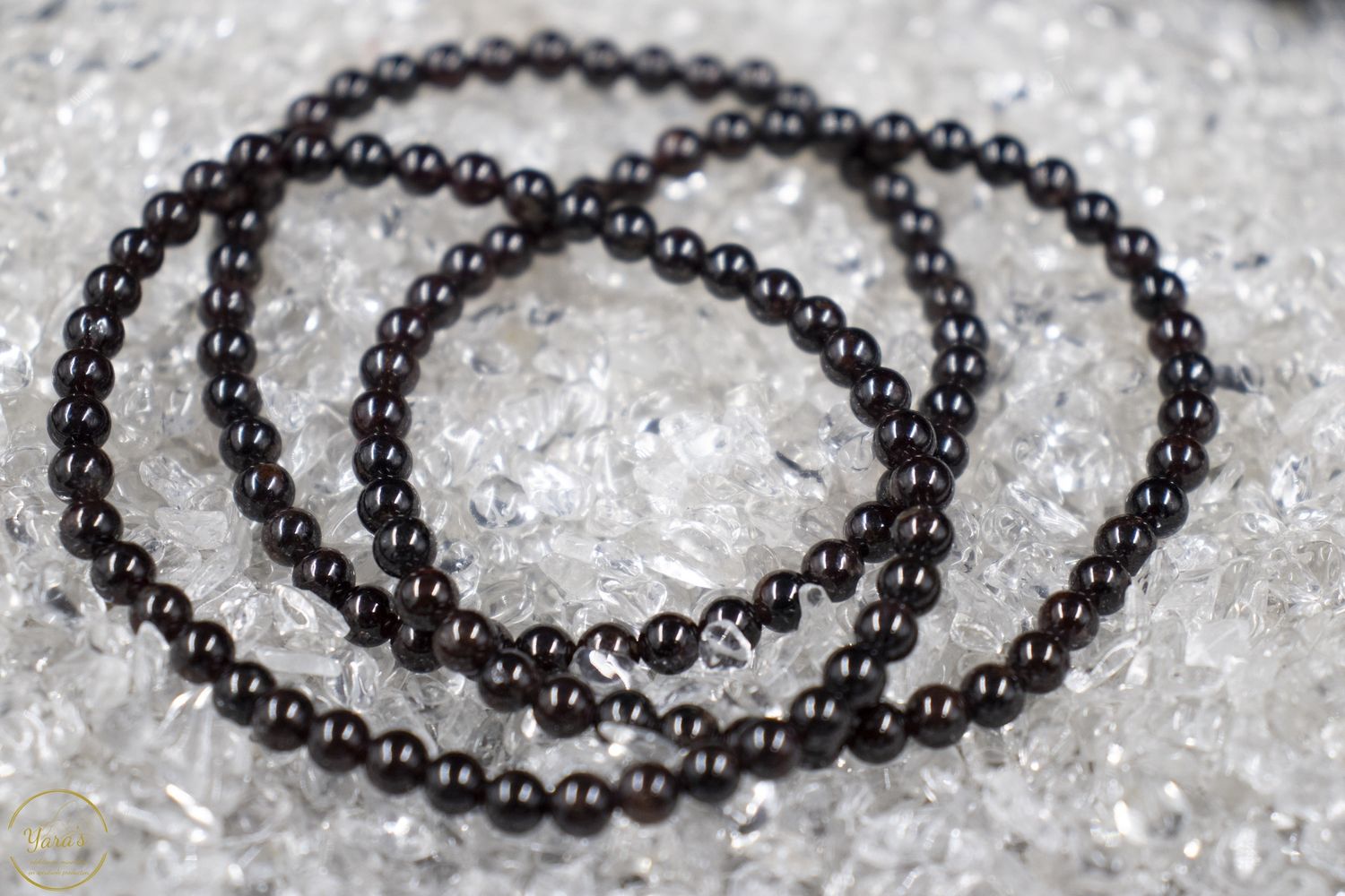 Granaat armband 4mm.