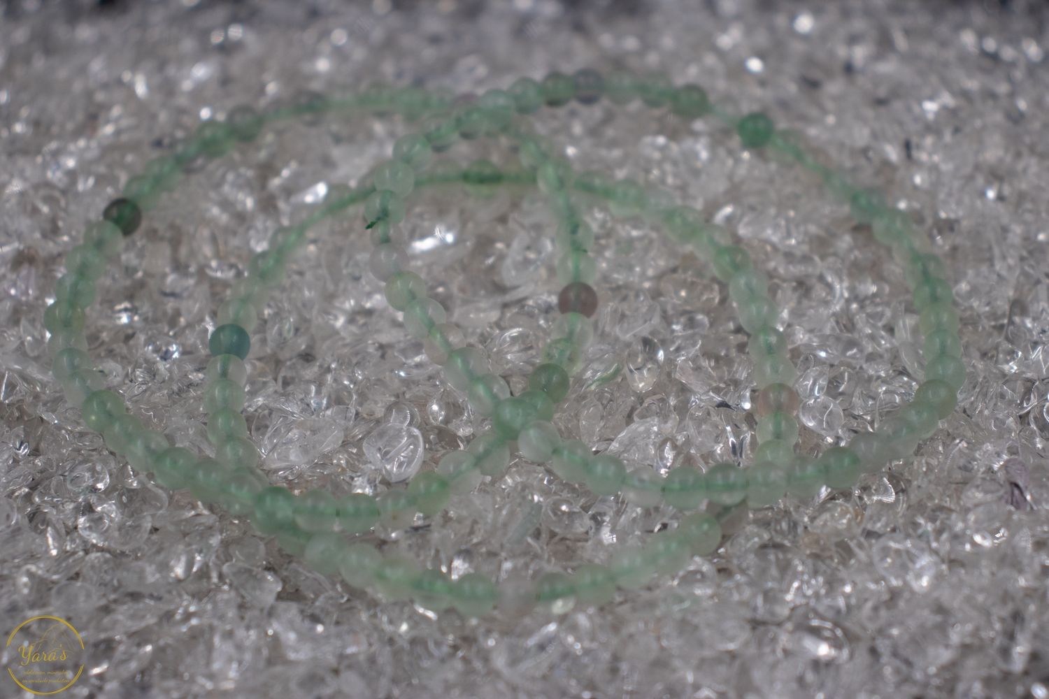 Groene Fluoriet armband 4mm