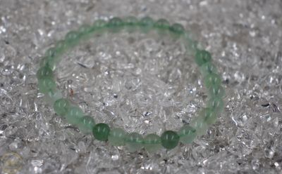 Groene Fluoriet armband 6mm