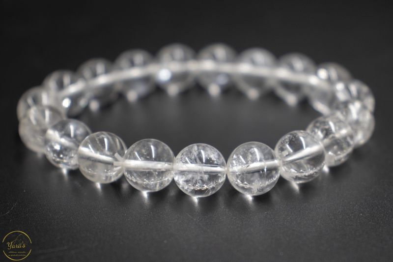 Bergkristal armband 10mm.