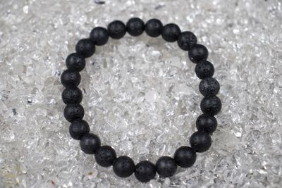 Lavasteen armband 8mm