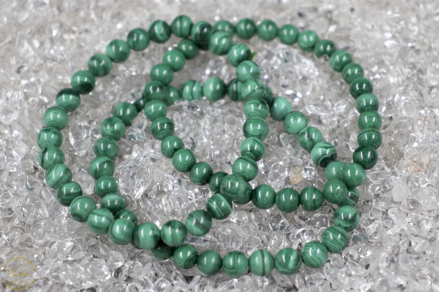 Malachiet armband 6mm.