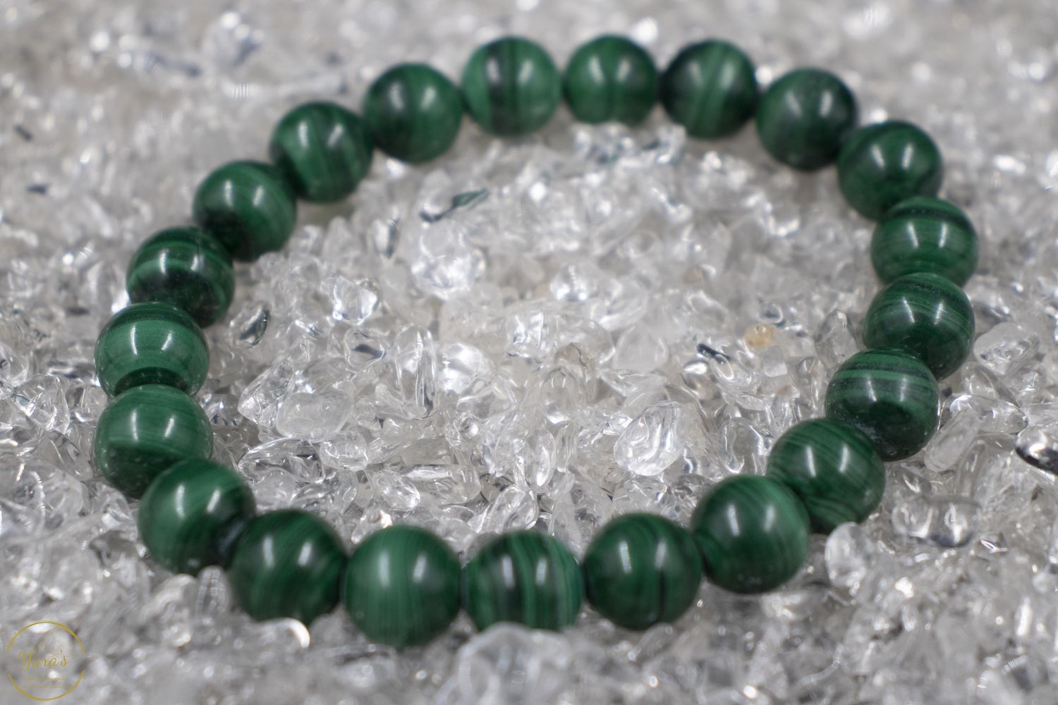Malachiet armband 10mm.