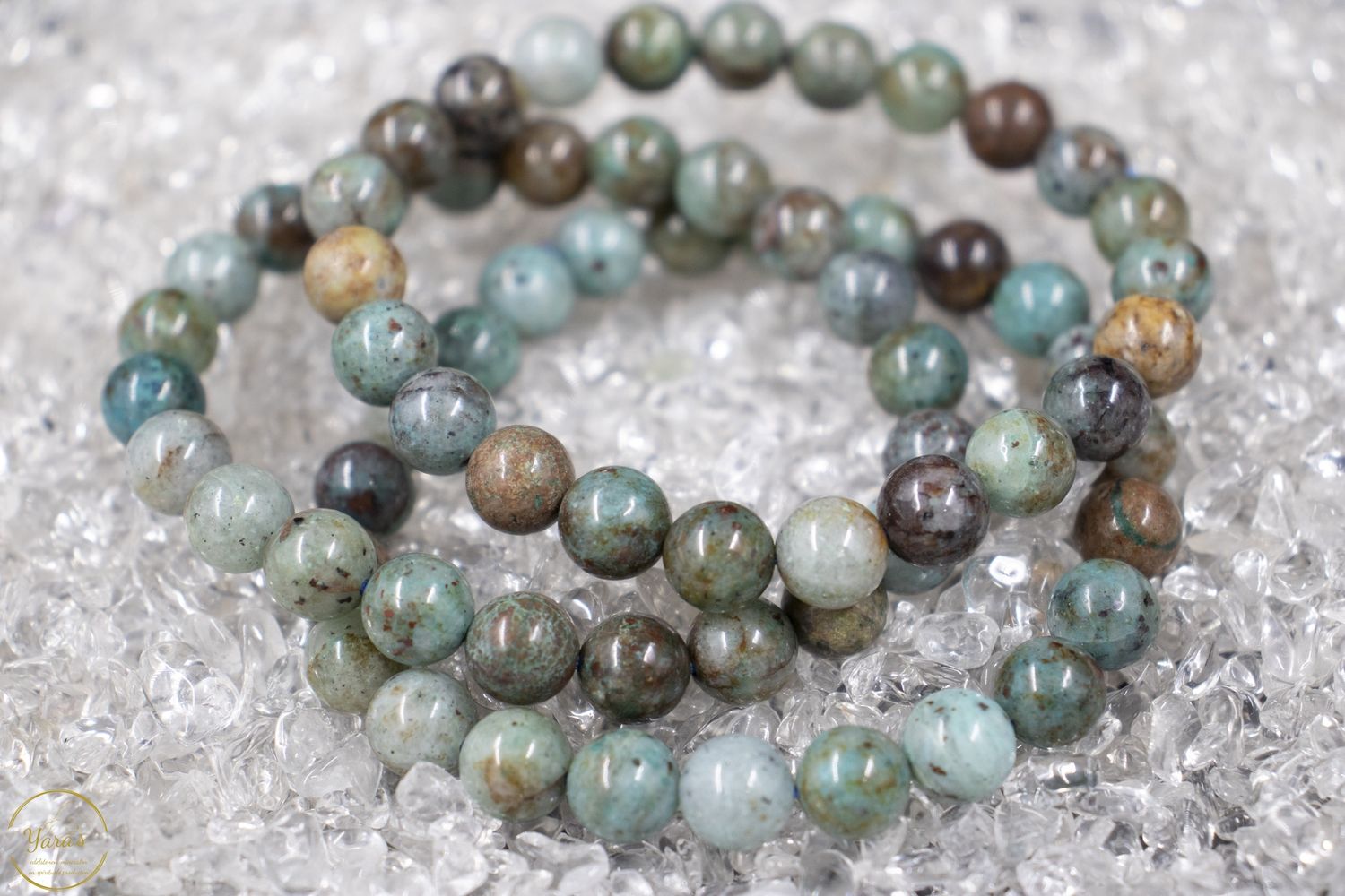 Chrysocolla armband 8mm