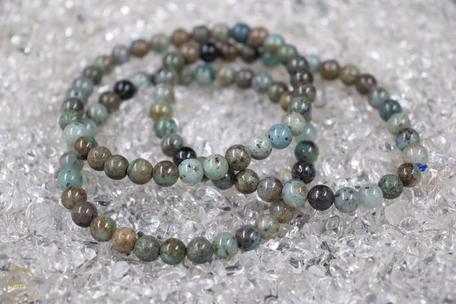 Chrysocolla armband 6mm