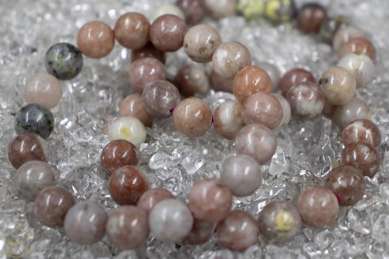 Kersenbloesemjaspis armband 10mm