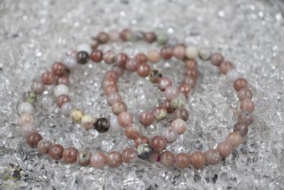 Kersenbloesemjaspis armband 6mm