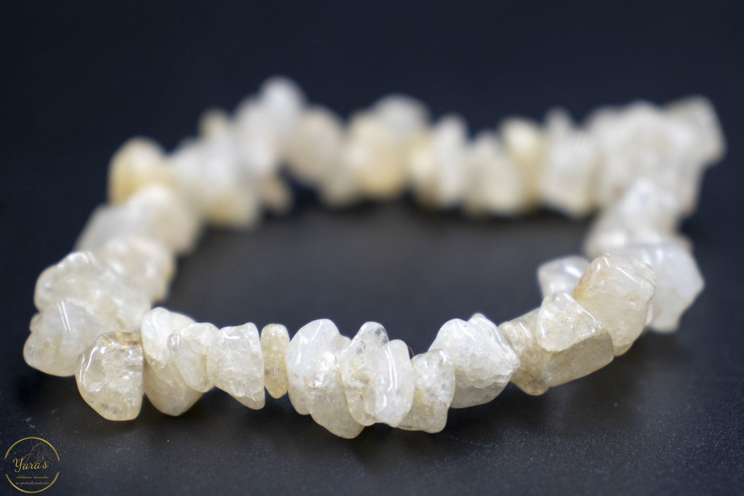 Gebrande Amethist split armband