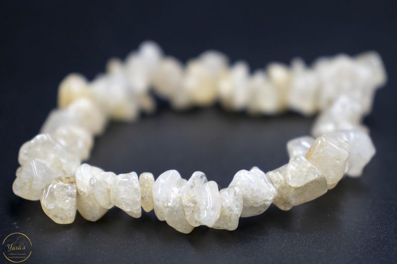 Gebrande Amethist split armband