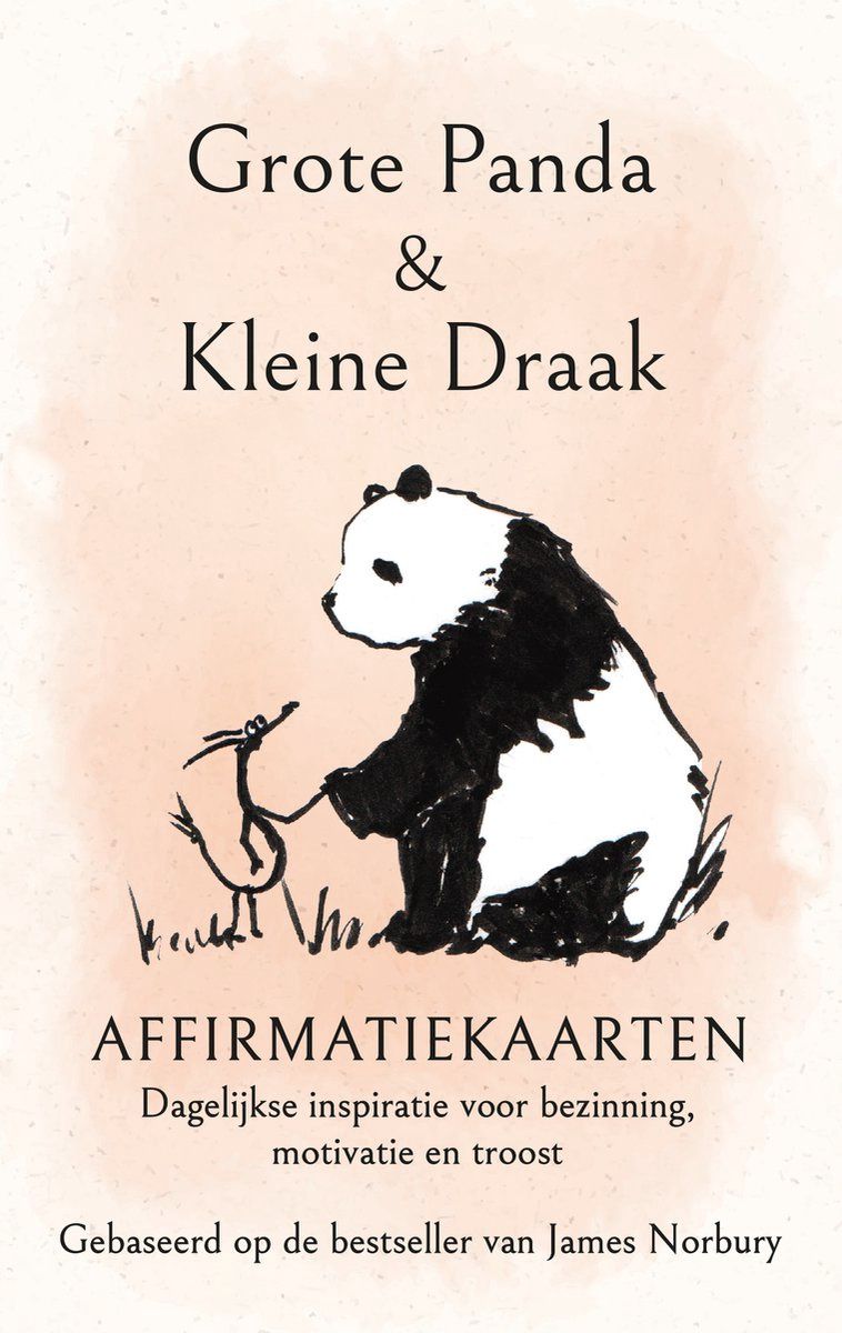 Grote Panda &amp; Kleine Draak Affirmatiekaarten - James Norbury