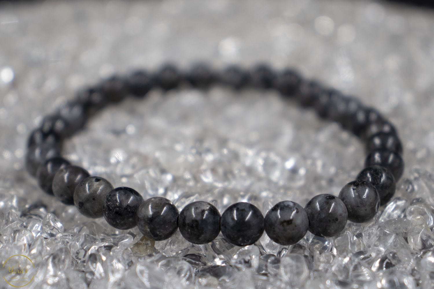 Larvikiet armband 6mm