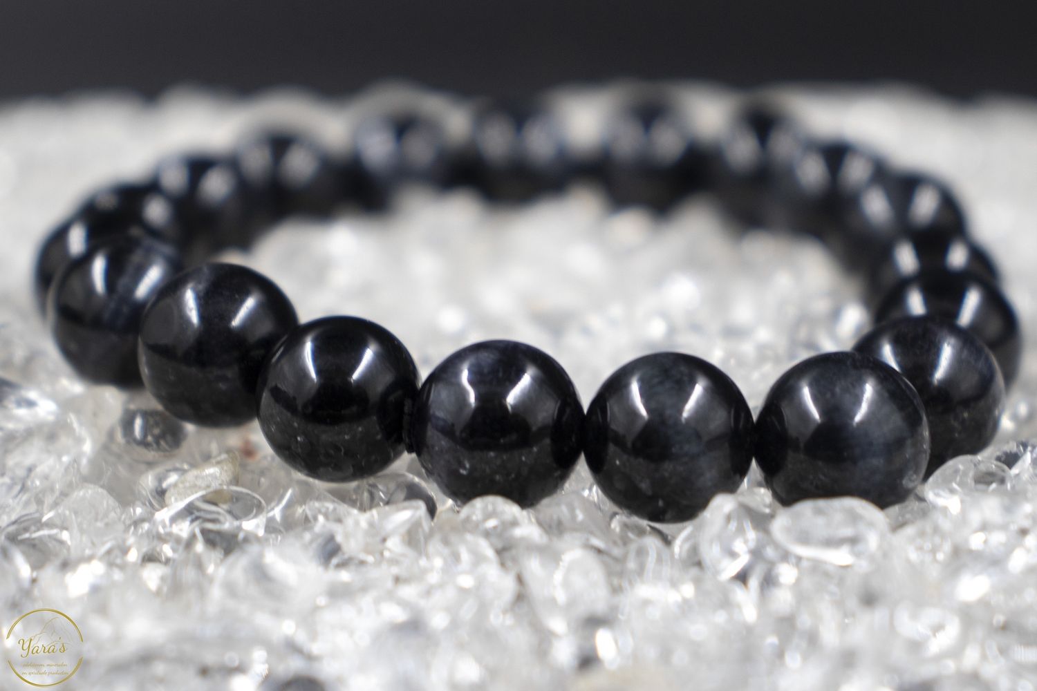 Blauwe Tijgeroog / Valkenoog armband 10mm