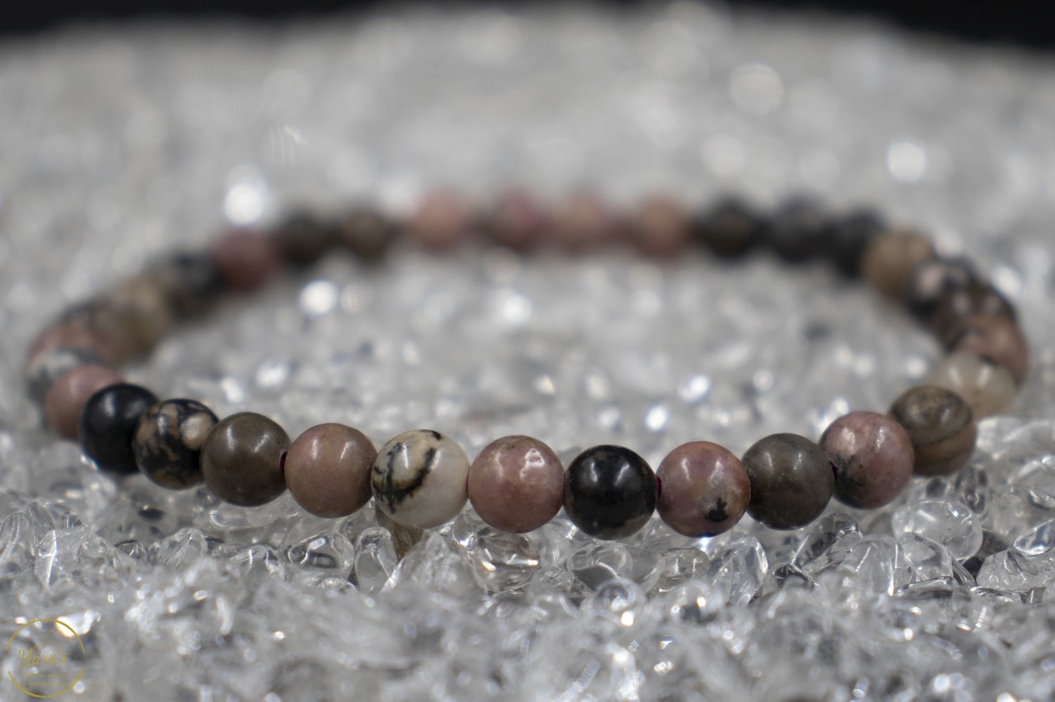 Rhodoniet armband 6mm.