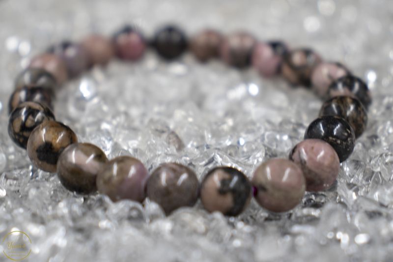 Rhodoniet armband 8mm.