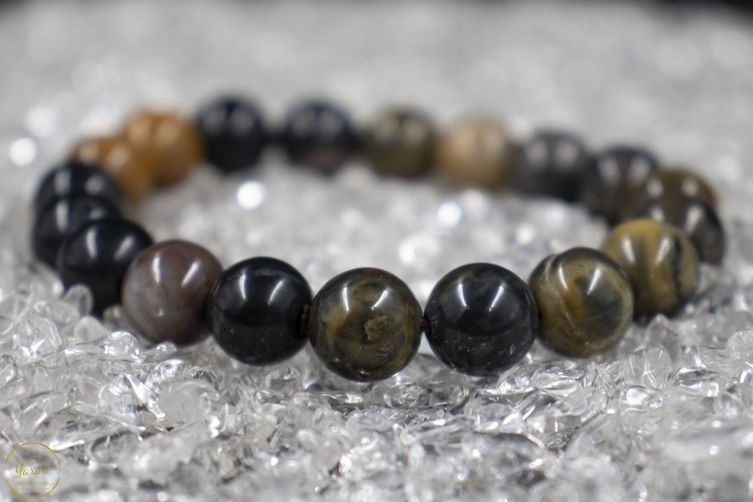 Versteend hout armband 10mm