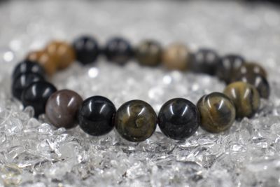 Versteend hout armband 10mm