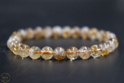 Citrien armband 6mm