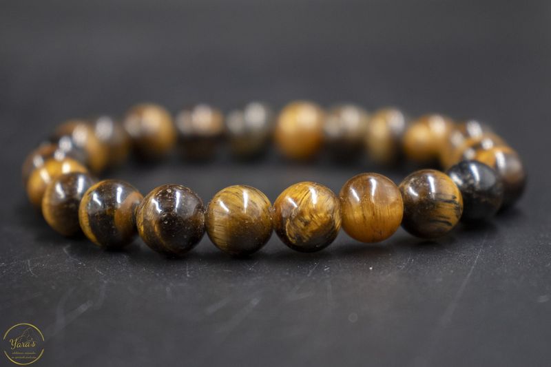 Tijgeroog armband 8mm.