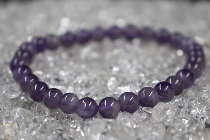 Amethist armband 6mm.