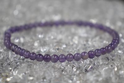 Amethist armband 4mm.
