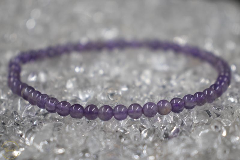 Amethist armband 4mm.