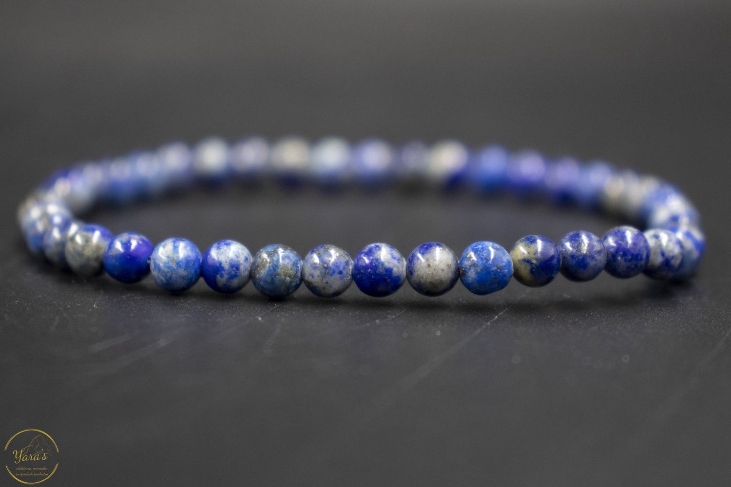 Lapis Lazuli armband 4mm.