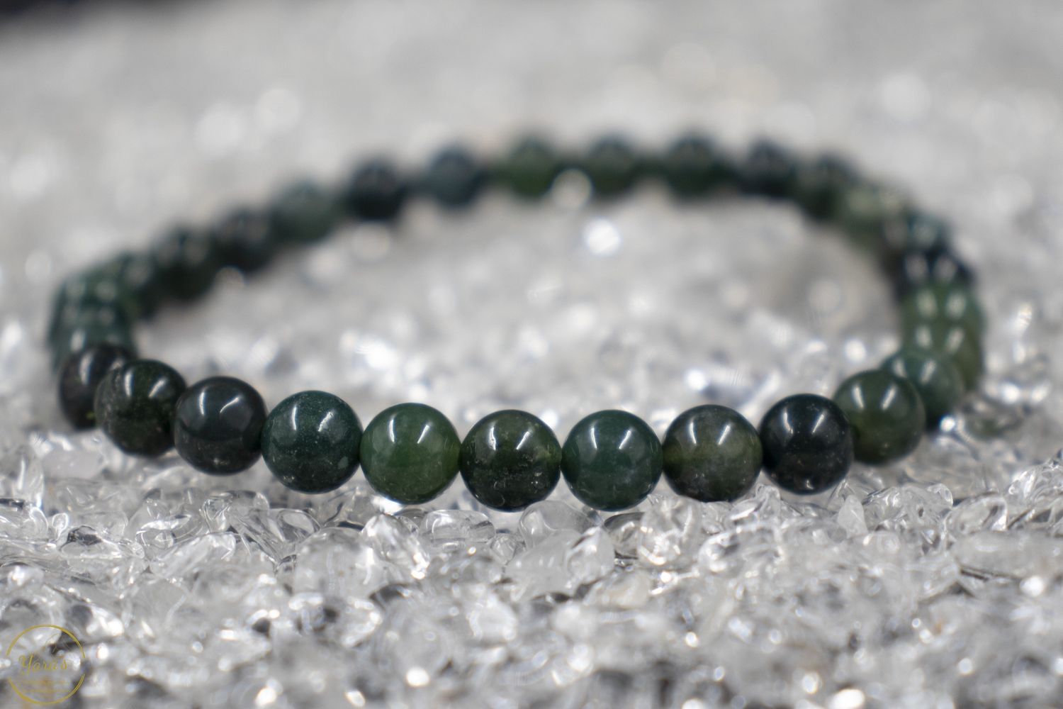 Mossagaat armband 6mm