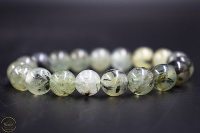 Prehniet armband 10mm