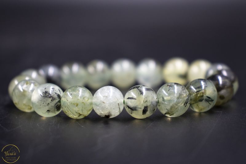 Prehniet armband 10mm